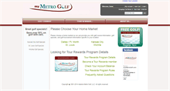 Desktop Screenshot of mymetrogolf.com